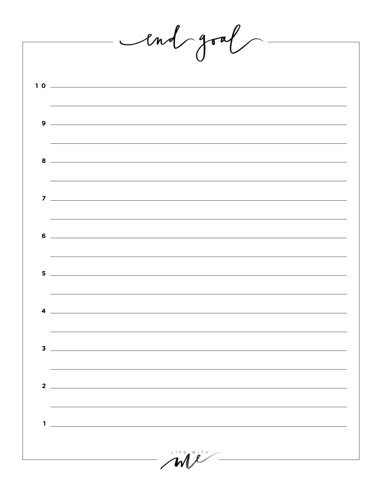 marianna hewitt new year resolution goal sheet printable